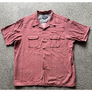 Pendleton Sold Red Shirt Mens Large 100% Virgin Wool Size XXL
